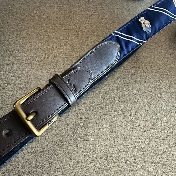 RALPH Lauren polo bears belt size 36 - Picture 4 of 7